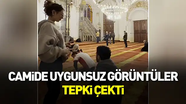 Camide Uygunsuz Görüntüler Tepki Çekti
