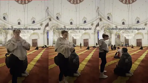 Camideki görüntüler tepki çekti