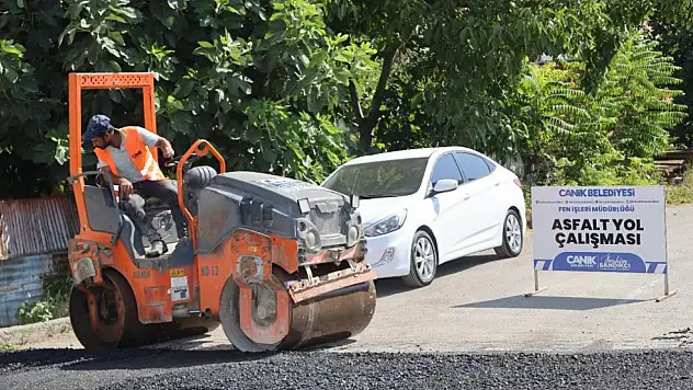 Canik Belediyesi İlçede Yol Yapım Çalışmalarına Hız Verdi