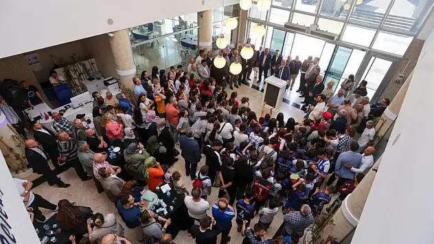 Canik'te bayramlaşma töreni