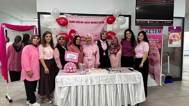 Canik'te meme kanseri farkındalığı