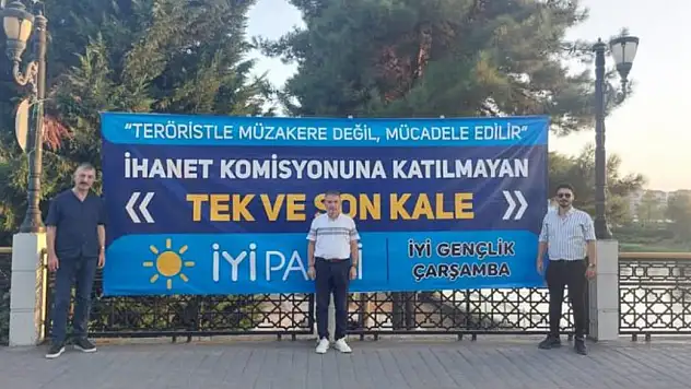 Çarşamba'da pankart krizinin yankıları sürüyor Başkan Savuk'un avukatından açıklama