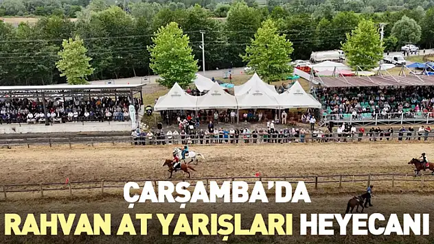 Çarşamba'da Rahvan At Yarışları Heyecanı