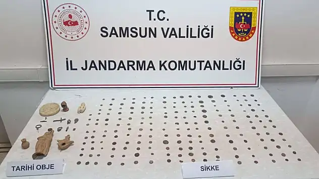 Çarşamba'da tarihi eser operasyonu