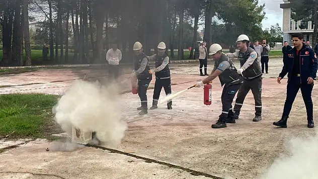 Çarşamba'da Yangın Alarmı! Tatbikat Nefes Kesti