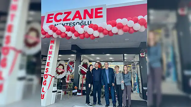Çarşamba'da Yeni eczane hizmete açıldı, Menteşoğlu ailesinden anlamlı yatırım