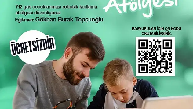 Çocuklara robotik kodlama atölyesi
