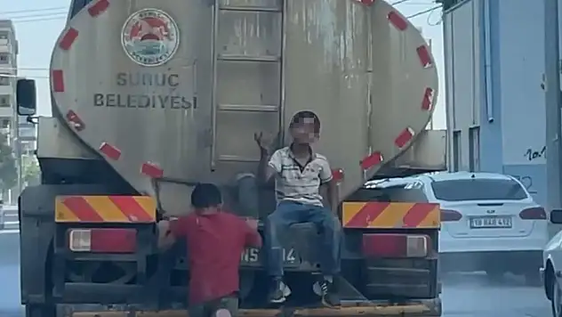 Çocukların oyunu yürekleri ağızlara getirdi