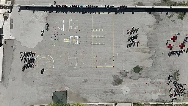 Çocukların spor yetenekleri keşfediliyor