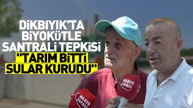 Dikbıyık'ta Biyokütle Santrali Tepkisi: