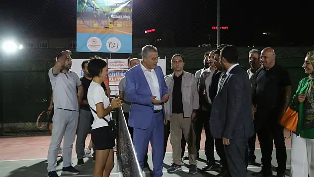 Diyarbakır İl Sağlık Müdürlüğü Tenis Turnuvası başladı