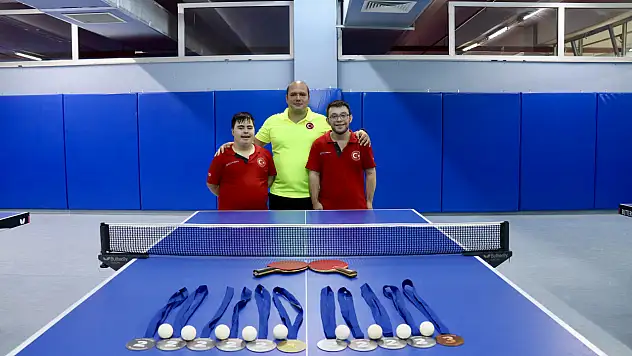 Down Sendromlu Milli Sporculardan Dünya Şampiyonası Yolunda Büyük Azim