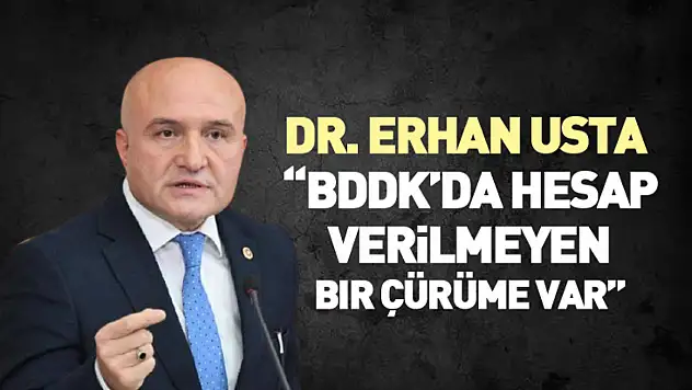 Dr. Erhan Usta: 'Bddk'da Hesap Verilmeyen Bir Çürüme Var'
