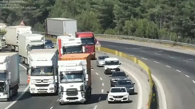 Dronlu trafik uygulamasında 730 bin lira ceza