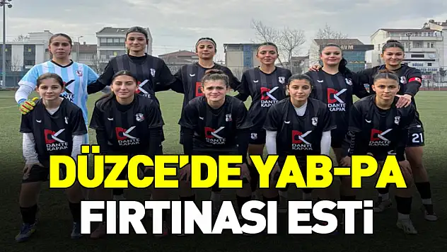 Düzce'de Yab-pa Fırtınası Esti