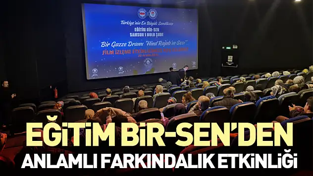 Eğitim Bir-Sen'den Anlamlı Farkındalık Etkinliği