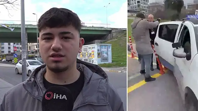 Ehliyet sınavından 7'nci kez kalan genç ortalığı karıştırdı