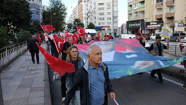 Emekli Astsubaylardan Samsun'da Hak Yürüyüşü 'Yaşarken de Değer Görmek İstiyoruz'