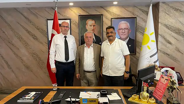 Erol Şeker ve Ercan Yağlı'dan Başkan Aksoy'a Ziyaret