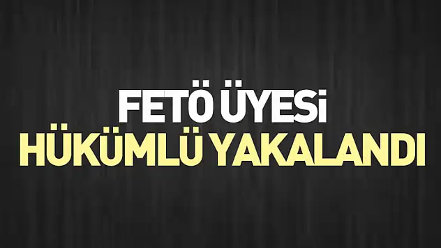 FETÖ Üyesi Hükümlü Yakalandı