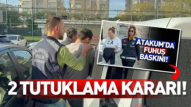 Fuhuş baskınında 2 tutuklama!
