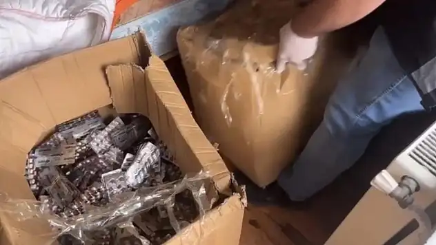 Gardırobtan 47 bin uyuşturucu hap çıktı