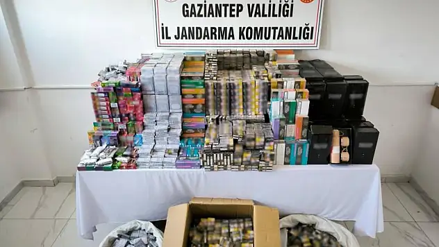 Gaziantep'te 1,5 milyon TL değerinde kaçak sigara ele geçirildi