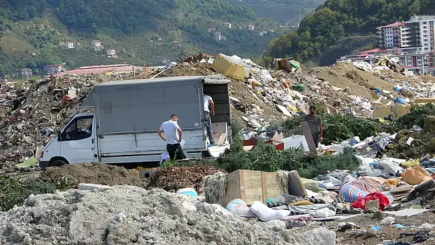 Giresun'daki çöplük ekosistemi tehdit ediyor