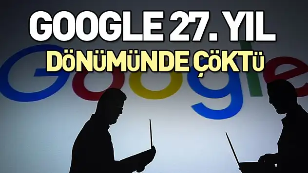 Google 27. yıl dönümünde çöktü