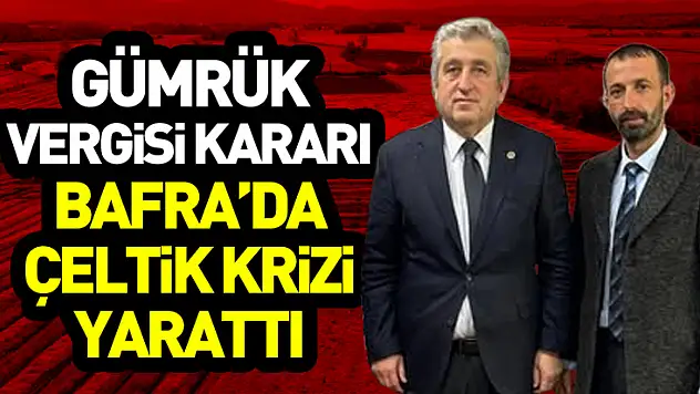 Gümrük Vergisi Kararı Bafra'da Çeltik Krizi Yarattı