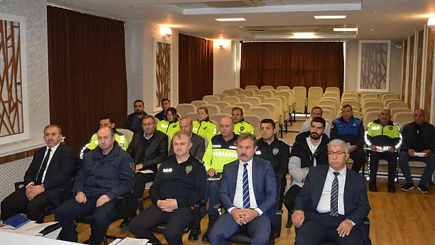 Havza'da Kış Mevsimi Trafik Tedbirleri Toplantısı düzenlendi