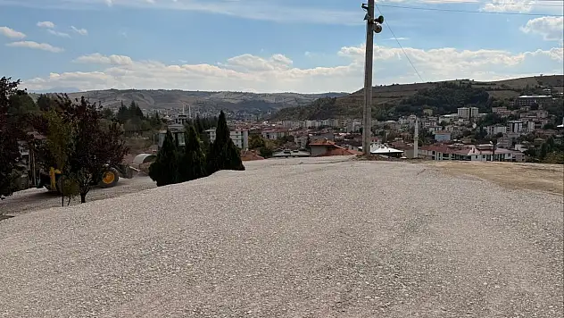 Havza'da seyir terası çalışmaları sürüyor