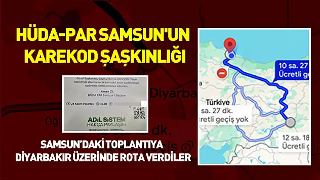 HÜDA-PAR Samsun'un karekod şaşkınlığı