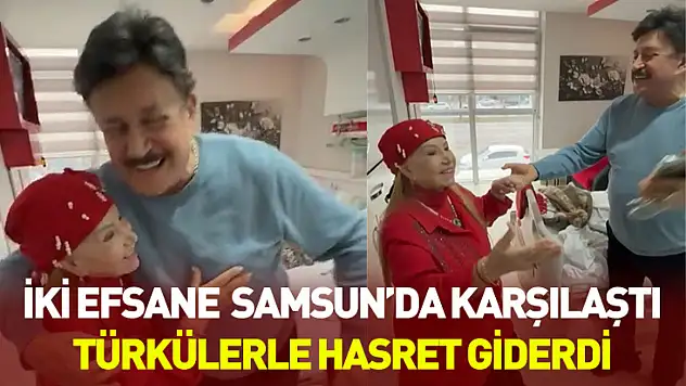İki efsane türkülerle hasret giderdi