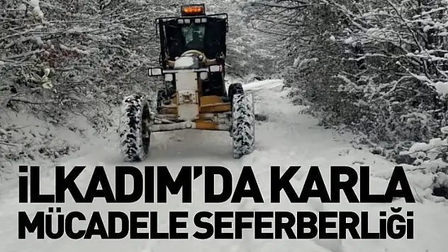 İlkadım'da Karla Mücadele Seferberliği