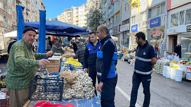 İlkadım zabıtasından pazarlara denetim