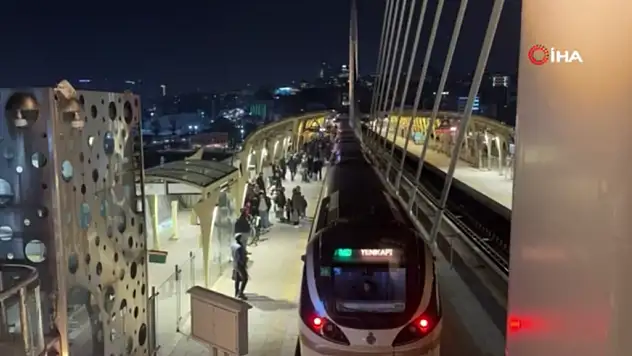 İstanbul'da metro arızası