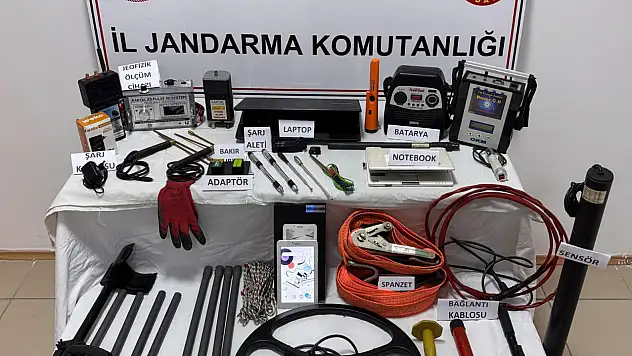 Kaçak kazı için keşif yaptıkları iddiasıyla 7 şüpheli gözaltına alındı