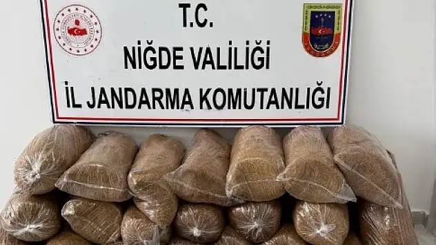 Kaçak tütün ele geçirildi