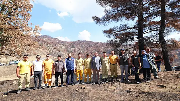 Kahramanmaraş'ta Yangın Bölgesine Fidan Dikimi Başlıyor