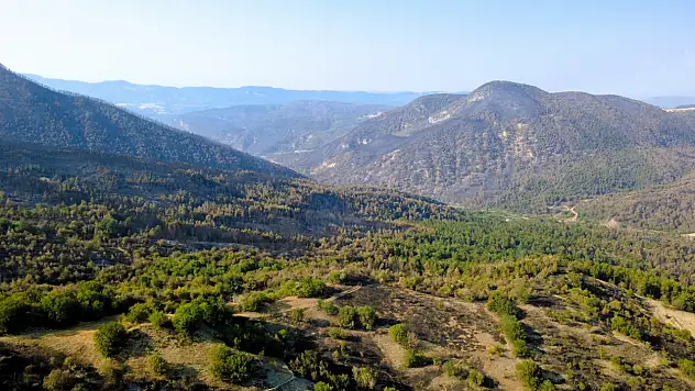 Karabük'te söndürme ve soğutma çalışmaları yapılıyor