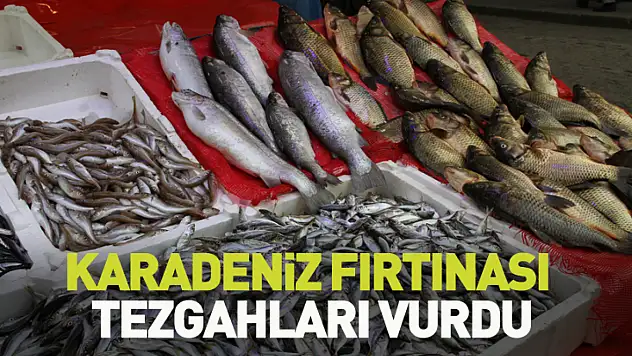 Karadeniz fırtınası tezgahları vurdu