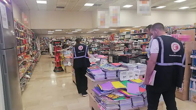 Kars'ta kırtasiyelere denetim