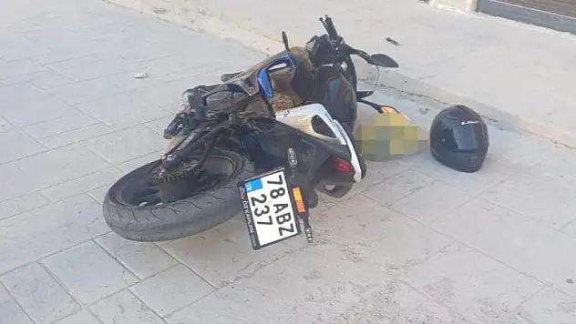 Kaskı sayesinde ölümden döndü