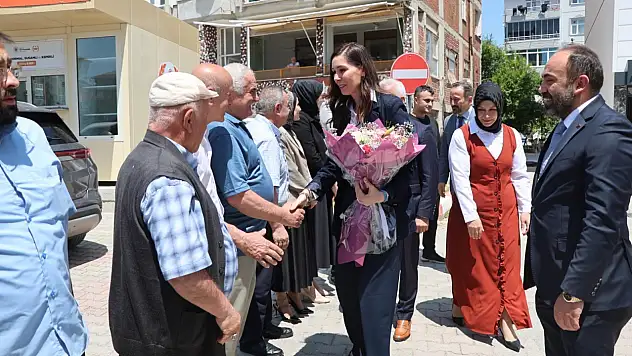 Kavak'ta bayramlaşma programı