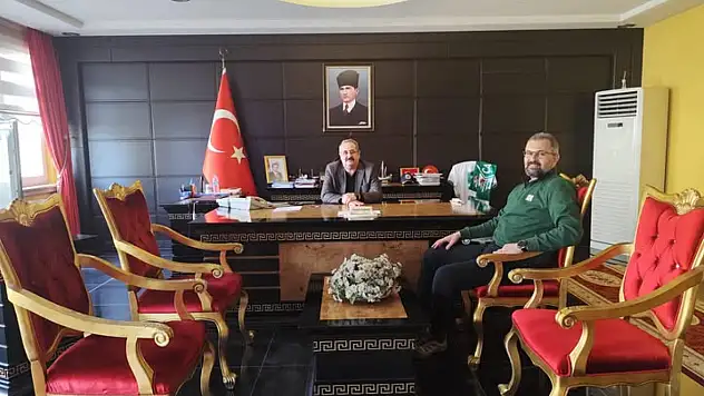 Kaymakam Sağlam'a anlamlı ziyaret