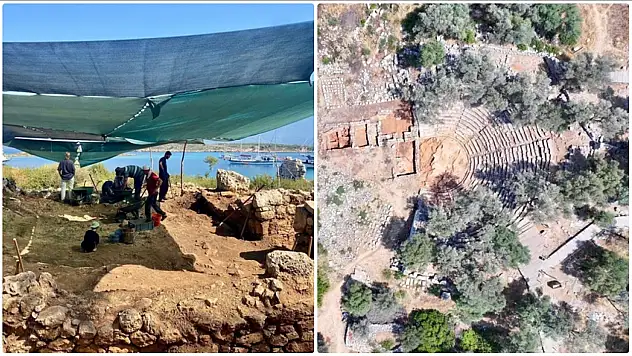 Kedreai Antik Kenti'nde kazı çalışmaları sürüyor