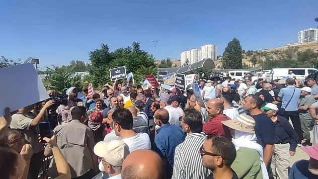 Kentsel dönüşüm mağdurlarından eylem