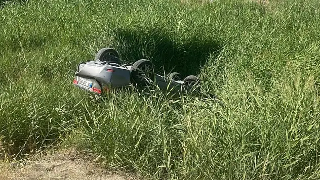 Kırıkkale'de otomobil takla attı yaralılar var !