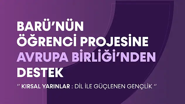 'Kırsal Yarınlar' projesi Avrupa Dayanışma Programı'a seçildi